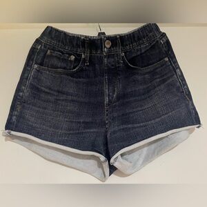 rag & bone Dark Wash Jean Shorts